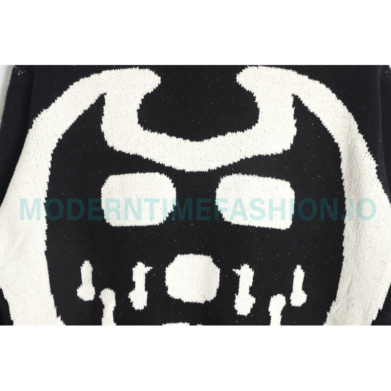 Givenchy - 23FW Mask Big Dog Jacquard Knitted Crewneck Sweater