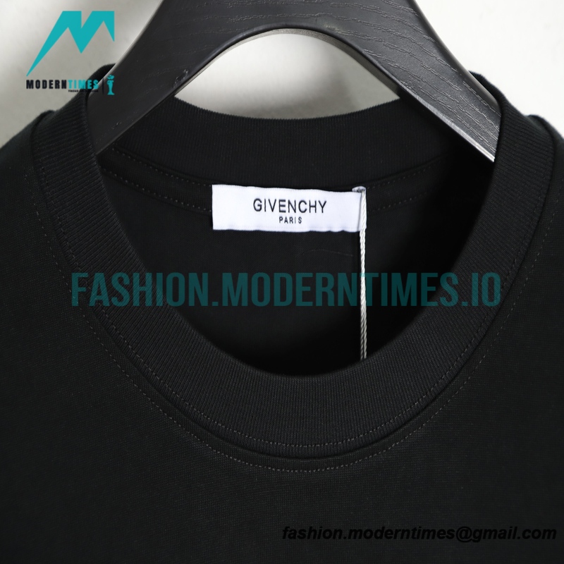 Givenchy - 23ss Floral Slogan Print Short Sleeve