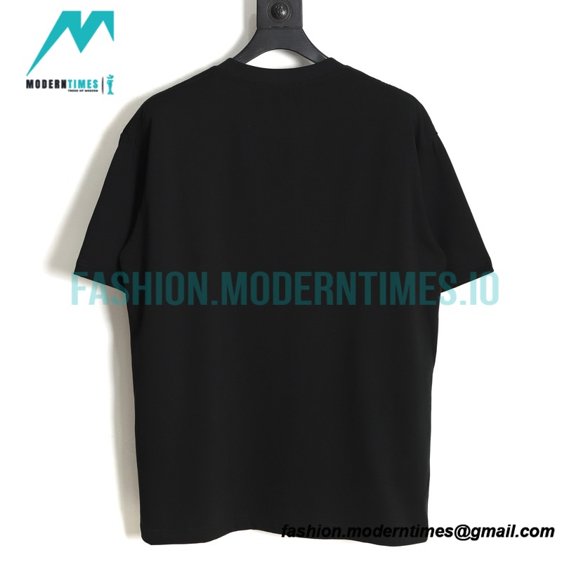 Givenchy - 23ss Floral Slogan Print Short Sleeve