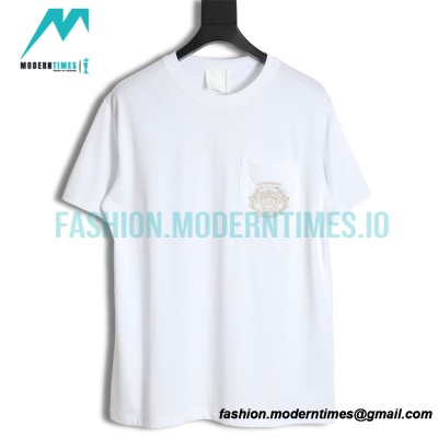 Givenchy - 23ss Pocket Logo Embroidery Short Sleeve T-shirt