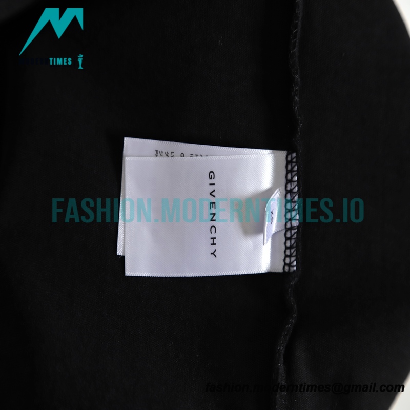 Givenchy - 22SS Wash Towel Letter Short Sleeve T-shirt