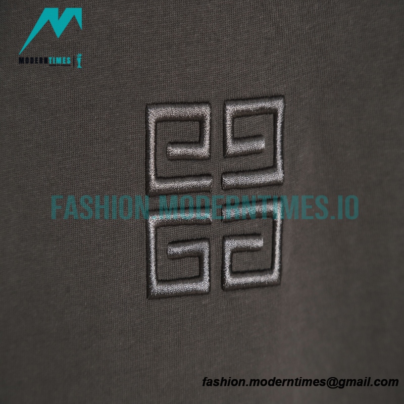 Givenchy - 23SS 4G Embroidery Short Sleeve T-shirt