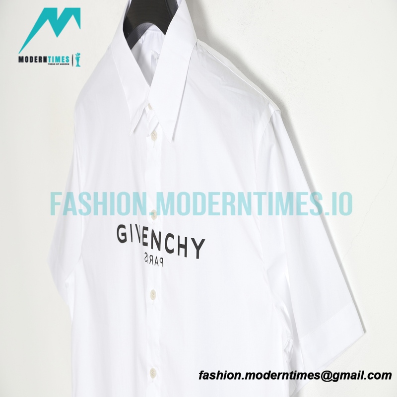 Givenchy - Letter Print Short-sleeved Shirt