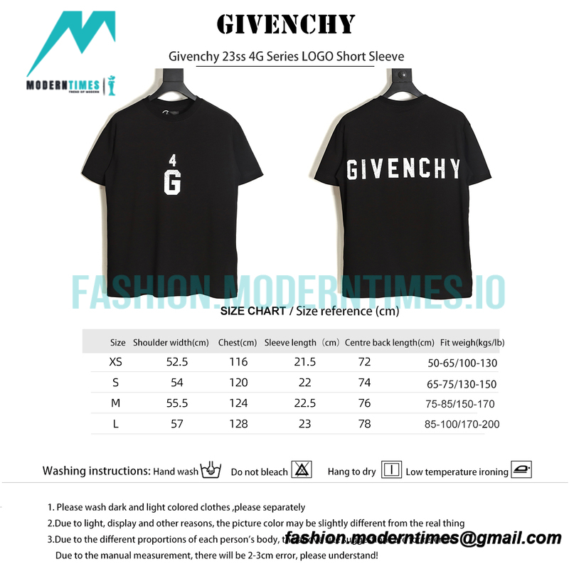 Givenchy - 23ss 4G Series Logo Short Sleeve