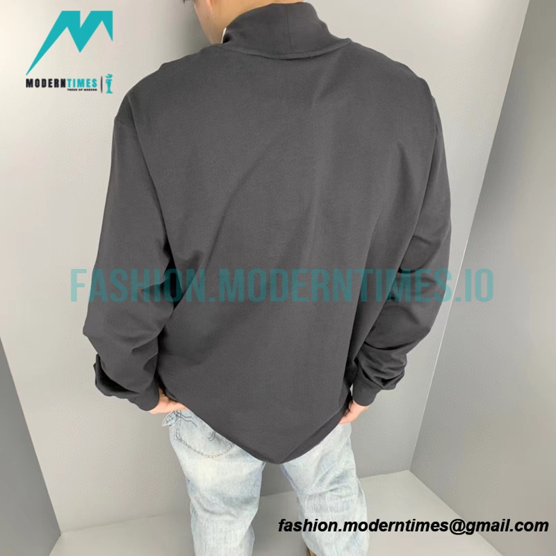 Givenchy - 23SS High Neck Embroidered Long Sleeve T-shirt