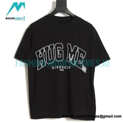 Givenchy - 23SS Hollowed Letter Embroidery Short Sleeve T-shirt