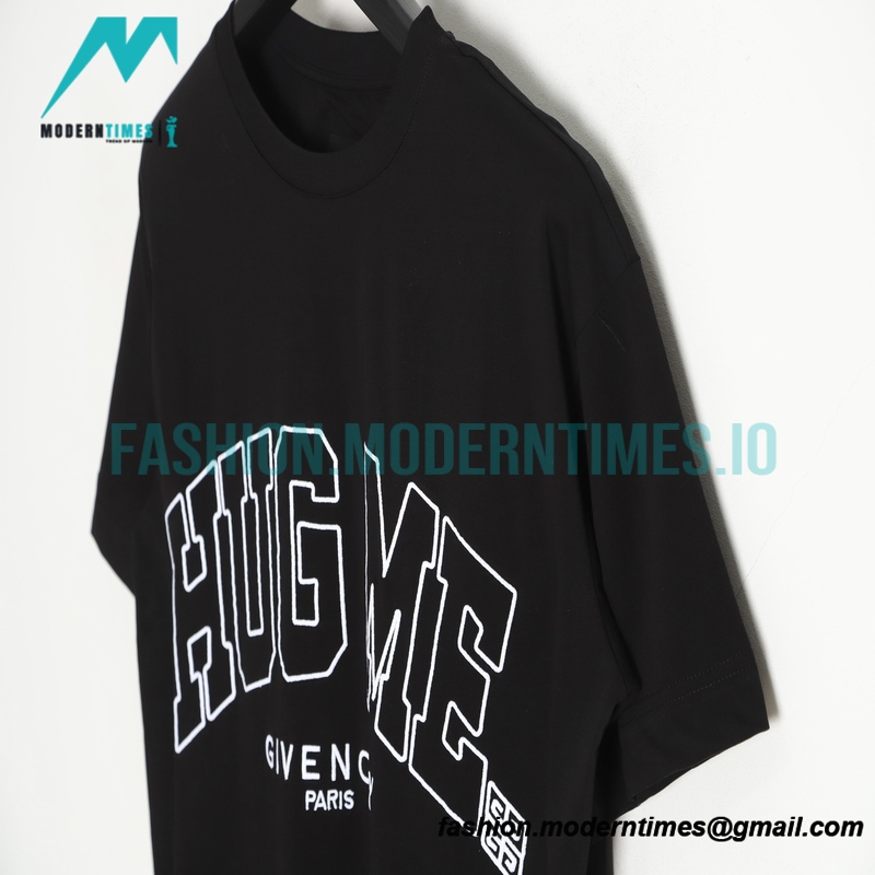 Givenchy - 23SS Hollowed Letter Embroidery Short Sleeve T-shirt