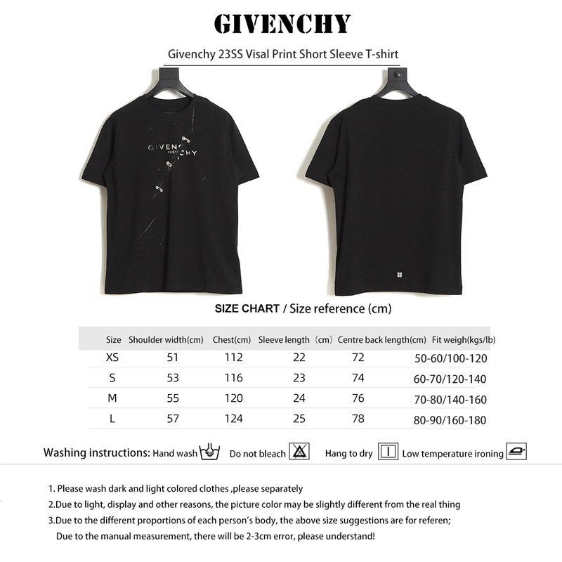 Givenchy - 23SS Visal Print Short Sleeve T-shirt