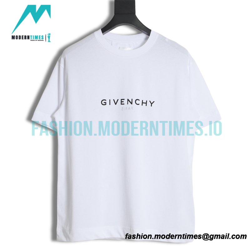 Givenchy - 22SS Reverse Letter Print Short Sleeve T-shirt