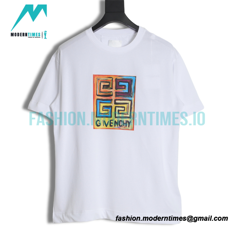 Givenchy - 23SS Painted Print Short Sleeve T-shirt