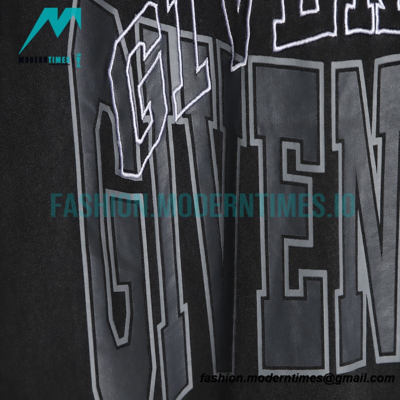 Givenchy - Wash Letter Embroidery Short Sleeve