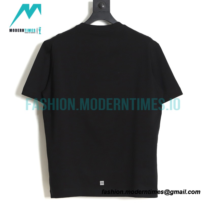 Givenchy - 23SS Small Lock Head Letter Short Sleeve T-shirt