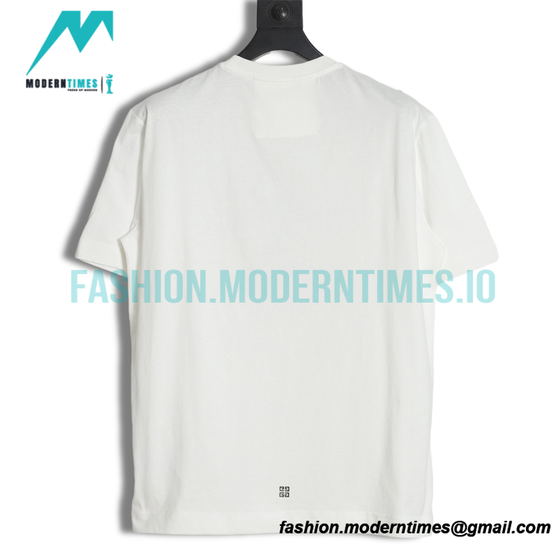 Givenchy - 23SS Small Lock Head Letter Short Sleeve T-shirt