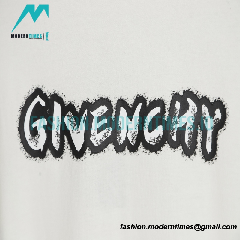 Givenchy - 23SS Graffiti Print Short Sleeve T-shirt