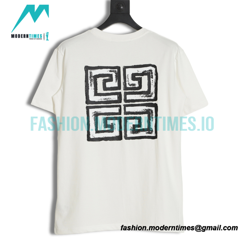 Givenchy - 23SS Graffiti Print Short Sleeve T-shirt