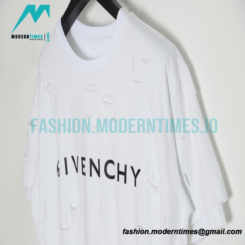 Givenchy - 23AW Body Ripped Fake Two Short Sleeved T-shirts