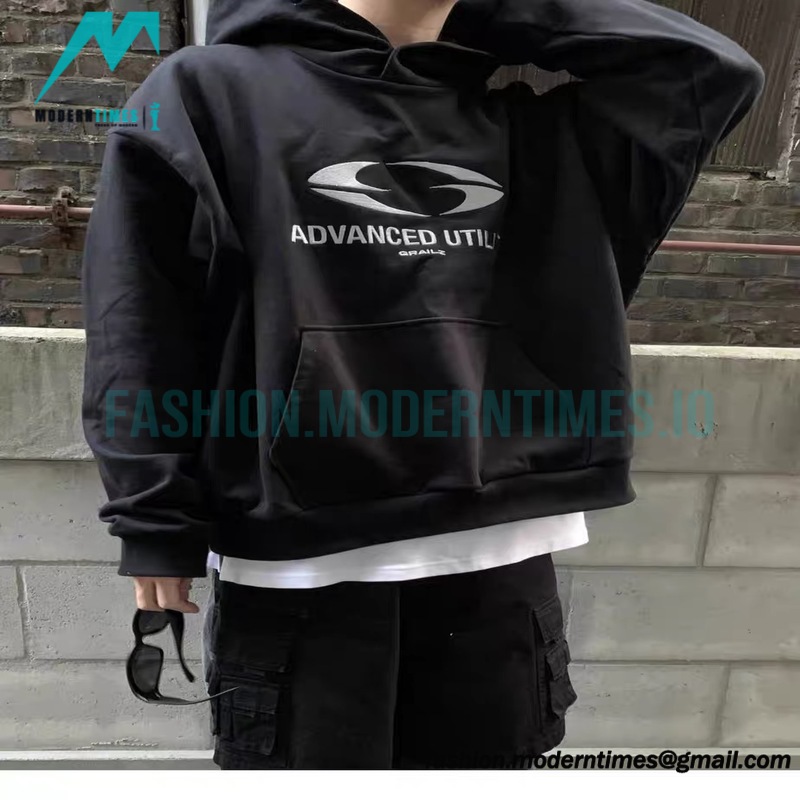 Grailz - 23FW Geometric Embroidery Hoodie