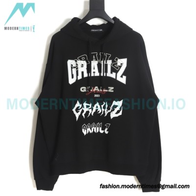 Grailz - 23FW Lightning Letter Hoodie
