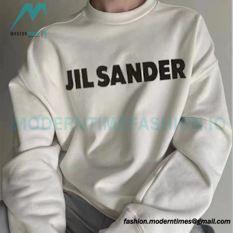 Jil Sander - 23FW Classic Chest Letter Print Long Sleeve T-shirt