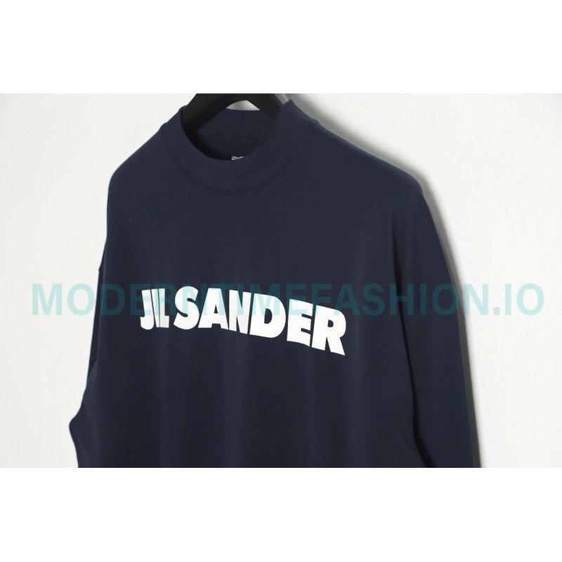 Jil Sander - 23FW Classic Chest Letter Print Long Sleeve T-shirt