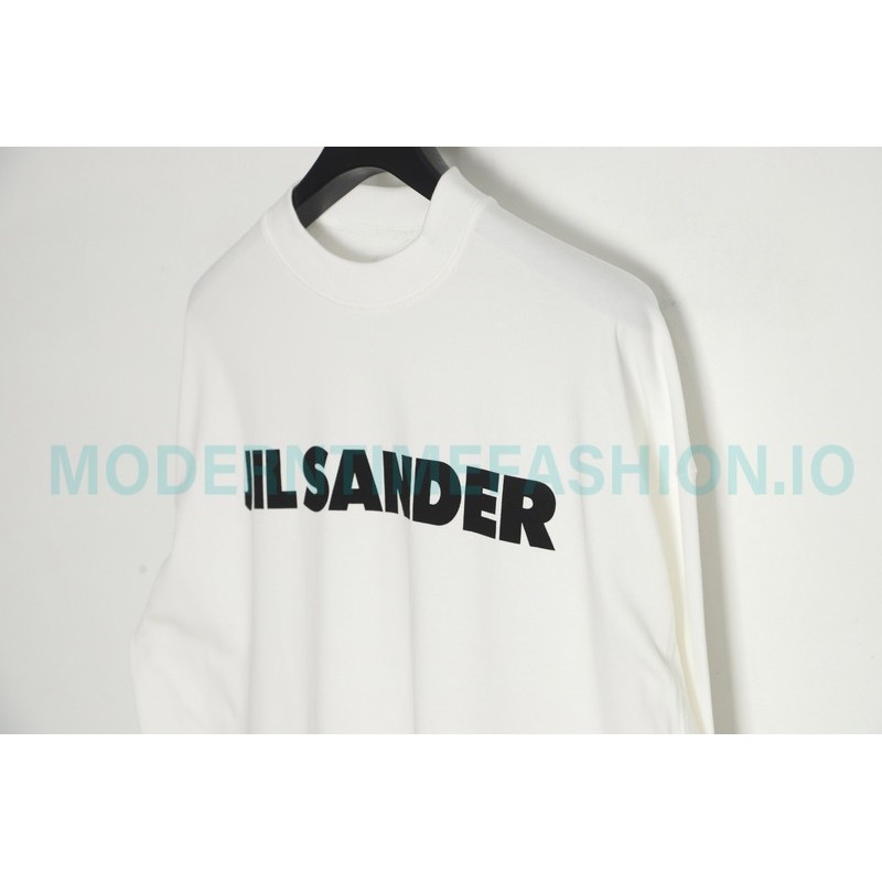 Jil Sander - 23FW Classic Chest Letter Print Long Sleeve T-shirt