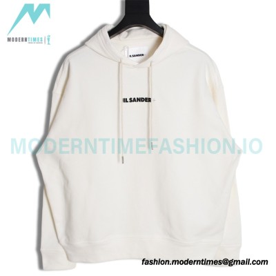 JIL sander - Chest Logo Hoodie