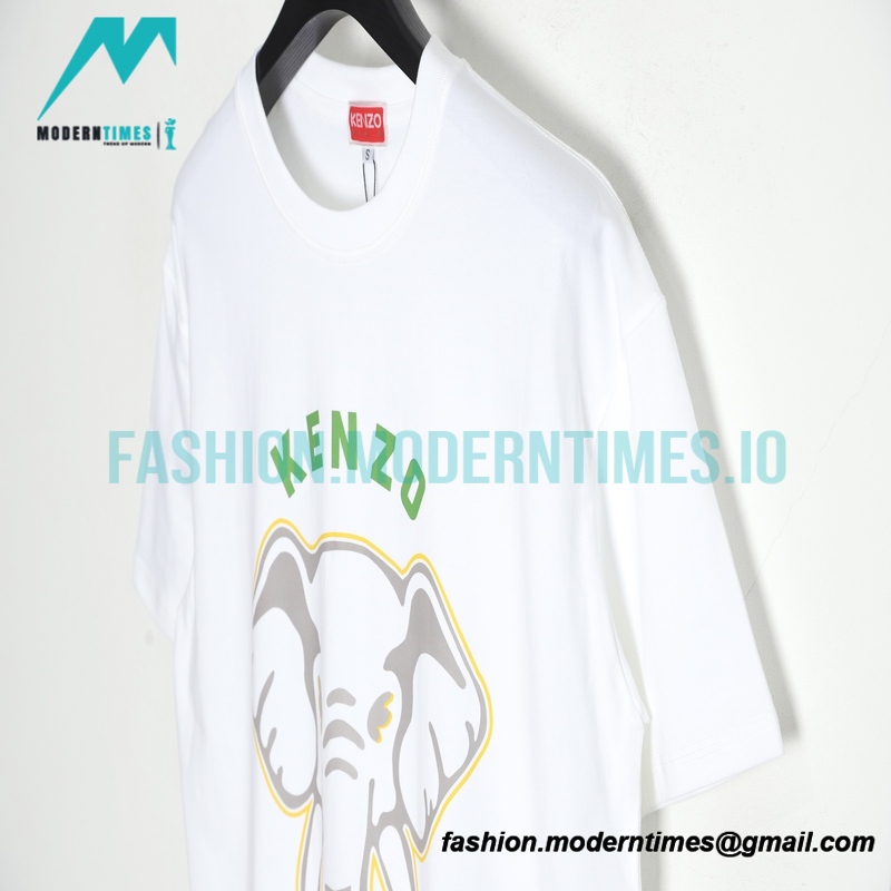 Kenzo - Nigo Co-branded Elephant Short-sleeved T-shirt