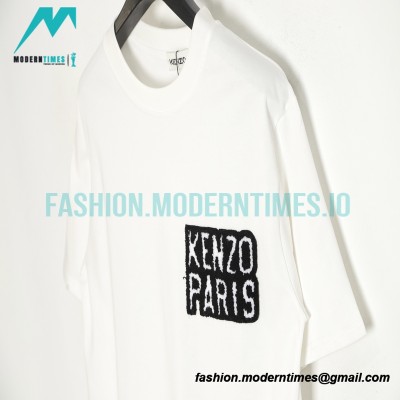 Kenzo - Nigo Co-branded Towel Embroidered Elephant Casual Short Sleeve