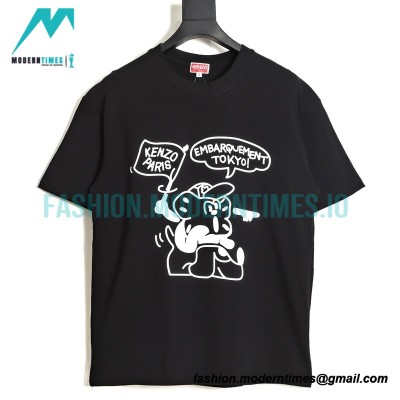 Kenzo - Nigo Co-branded Cartoon Print Short-sleeved T-shirt