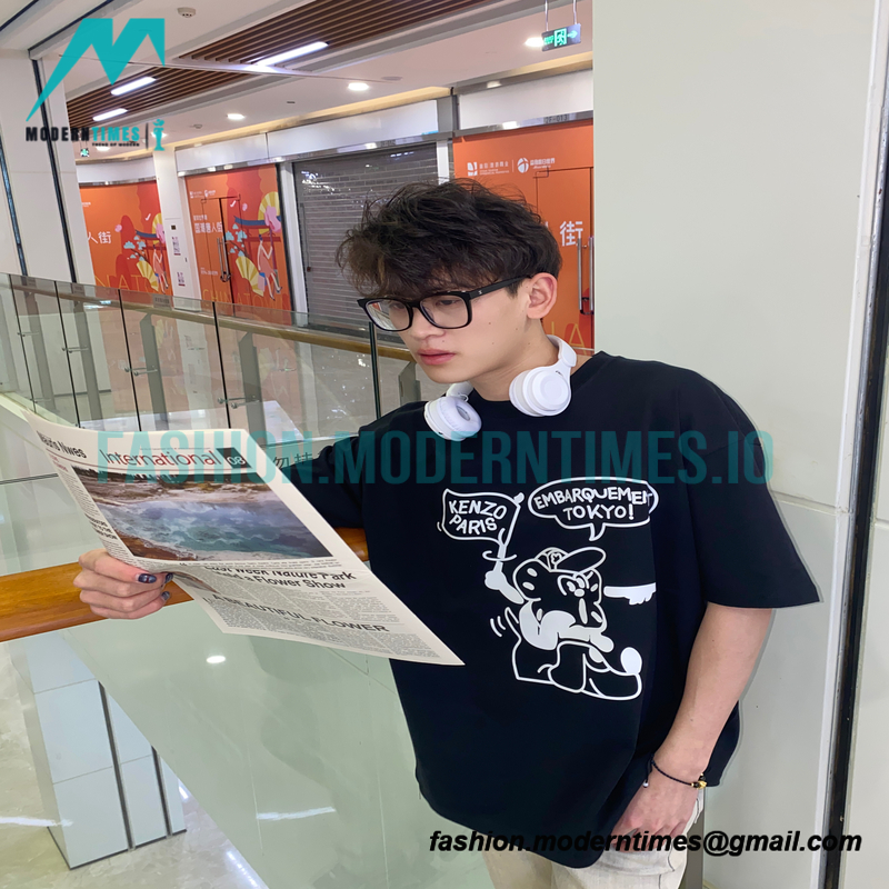 Kenzo - Nigo Co-branded Cartoon Print Short-sleeved T-shirt