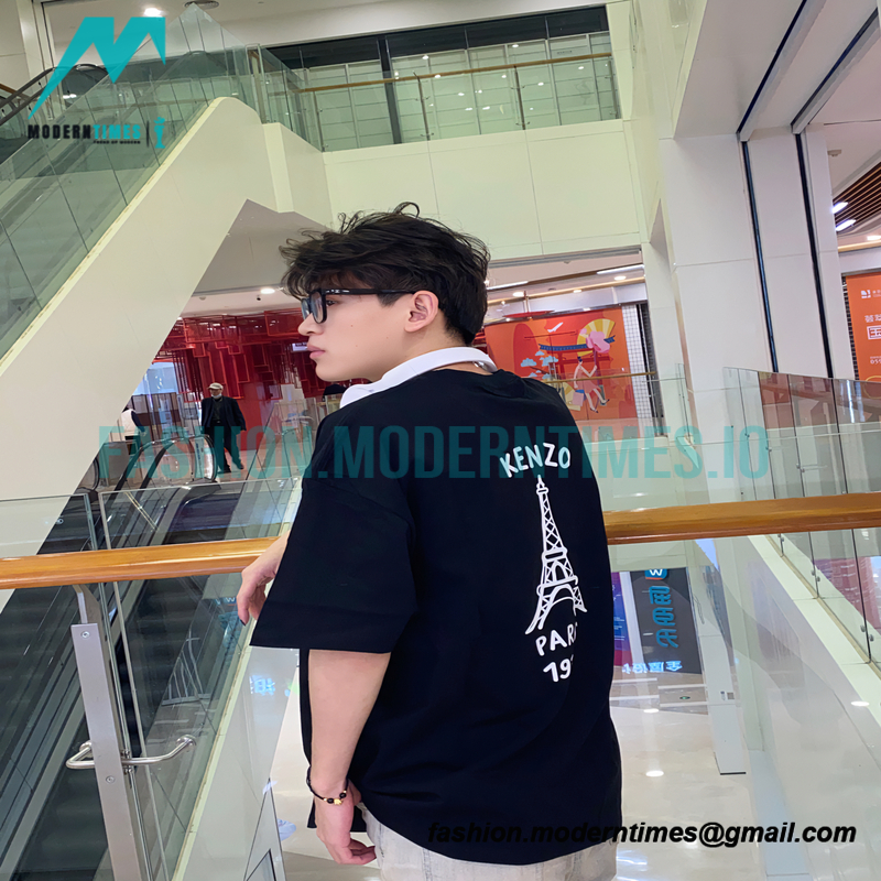 Kenzo - Nigo Co-branded Alphabet Tower Print Short-sleeved T-shirt