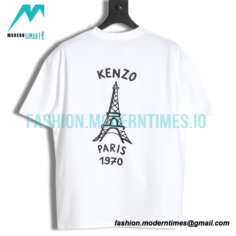 Kenzo - Nigo Co-branded Alphabet Tower Print Short-sleeved T-shirt