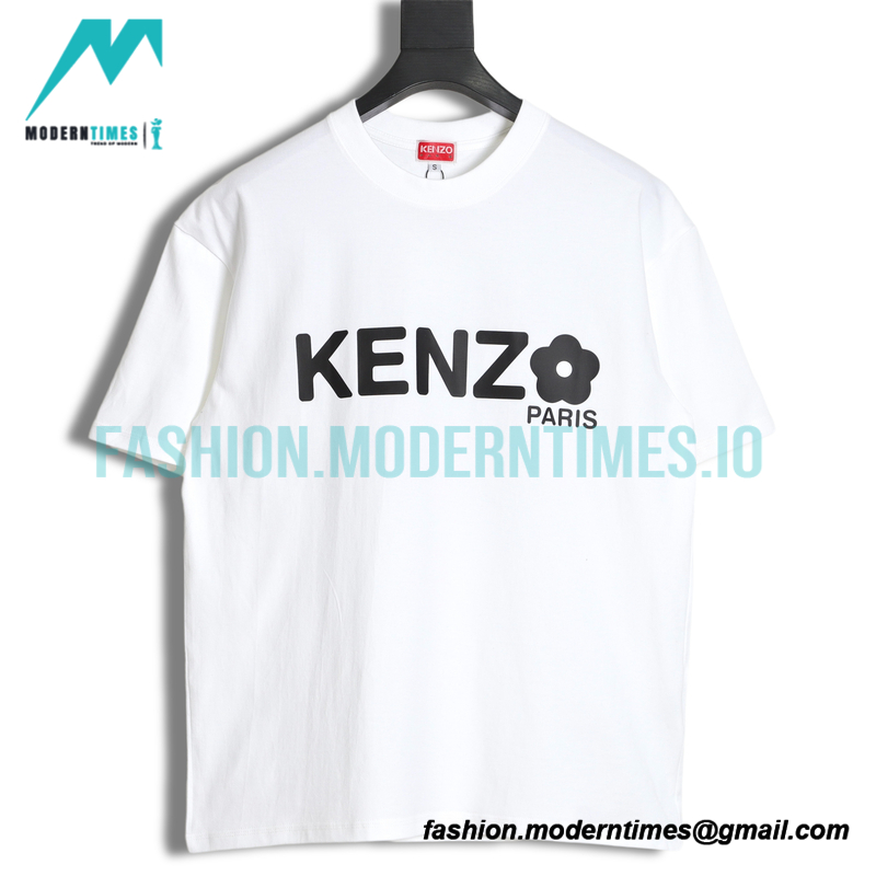 Kenzo - Nigo Co-branded Short Sleeve T-shirt With Letter Floral Print