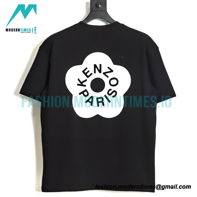 Kenzo - Nigo Co-branded Short Sleeve T-shirt With Letter Floral Print