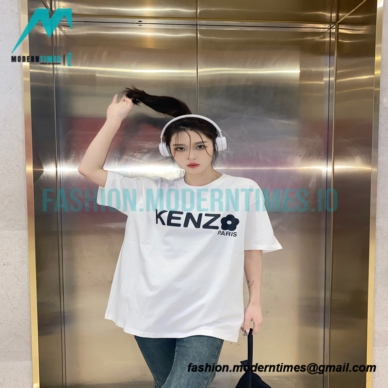 Kenzo - Nigo Co-branded Short Sleeve T-shirt With Letter Floral Print