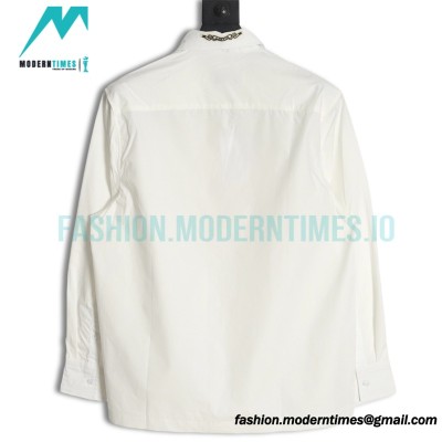 Lanvin - 22FW Flame Love Printed Long-sleeved Shirt