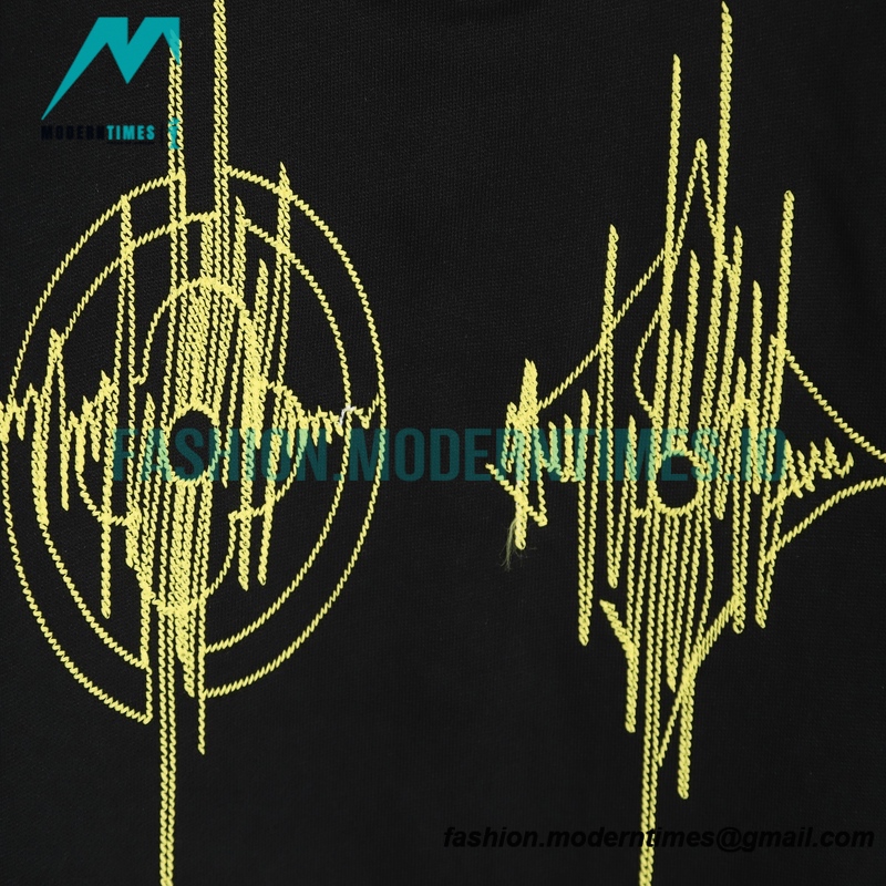 Louis Vuitton - 23ss Embroidered Pattern Crew-neck Hoodie
