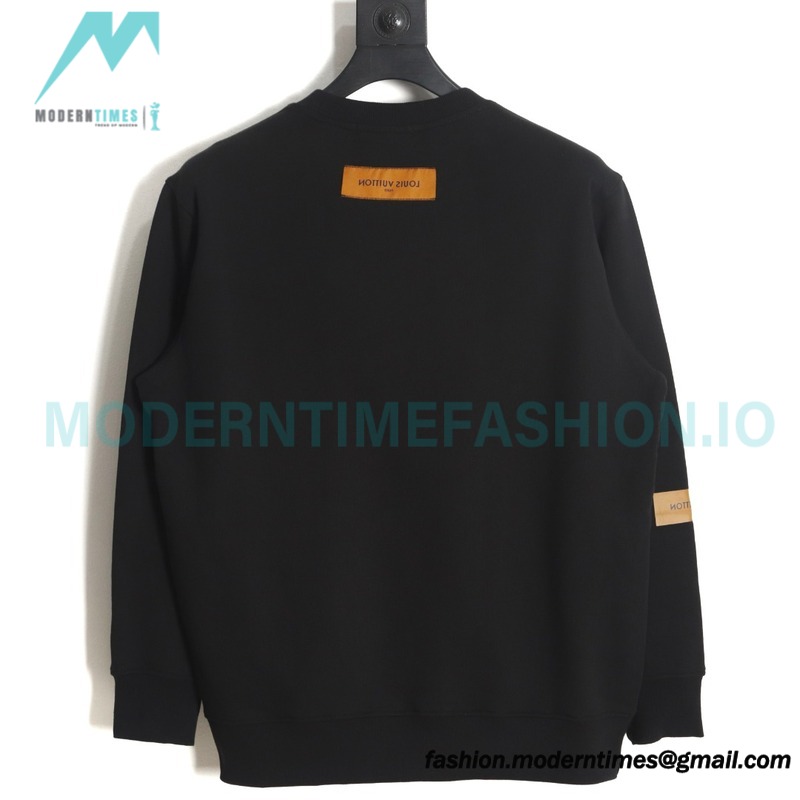 Louis Vuitton - 23FW Colorful Eye Print Crewneck Hoodie