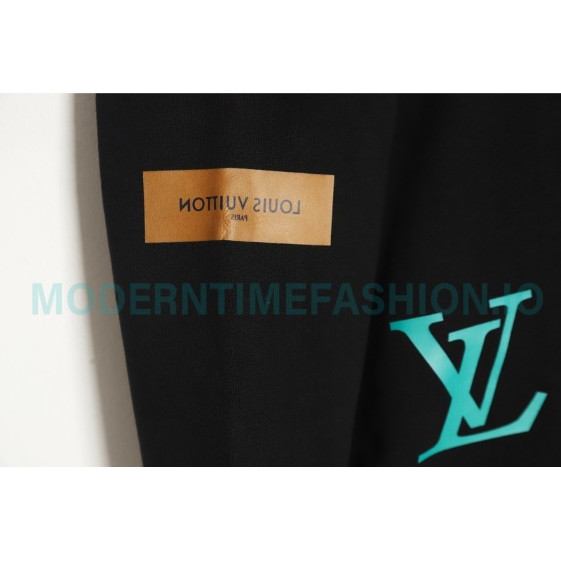 Louis Vuitton - 23FW Colorful Eye Print Crewneck Hoodie