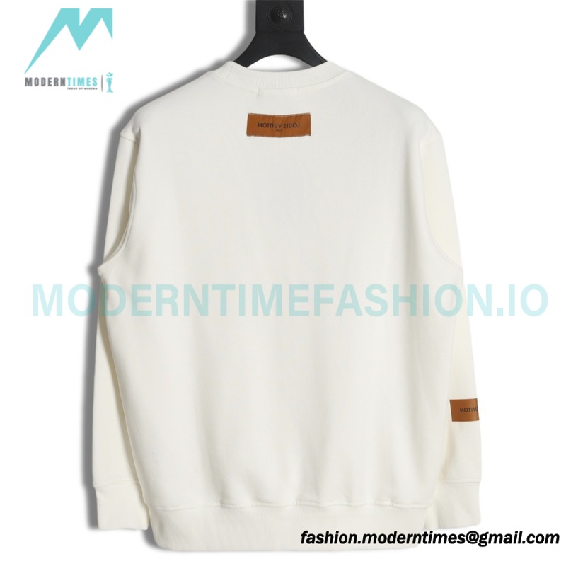 Louis Vuitton - 23FW Colorful Eye Print Crewneck Hoodie