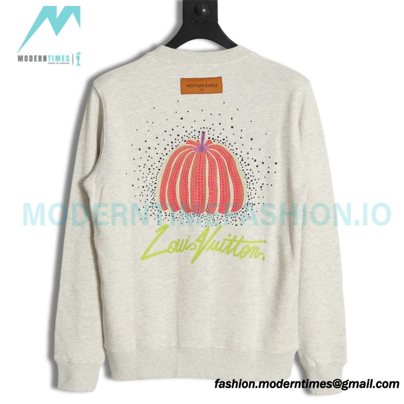 Louis Vuitton - Pumpkin Letter Crewneck Hoodie