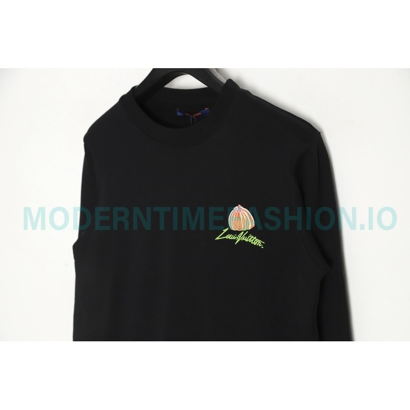 Louis Vuitton - Pumpkin Letter Crewneck Hoodie