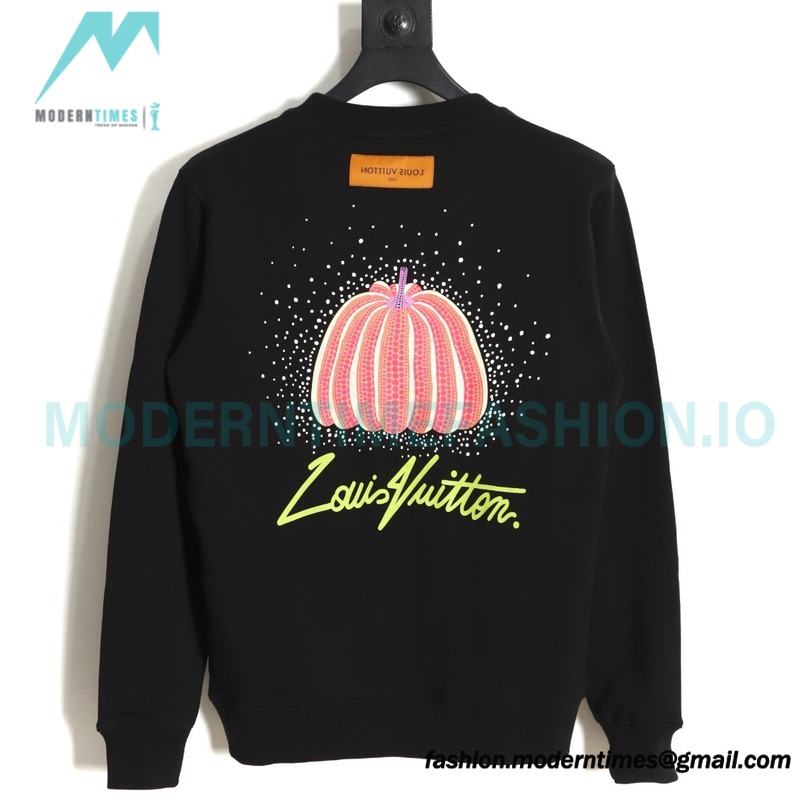 Louis Vuitton - Pumpkin Letter Crewneck Hoodie