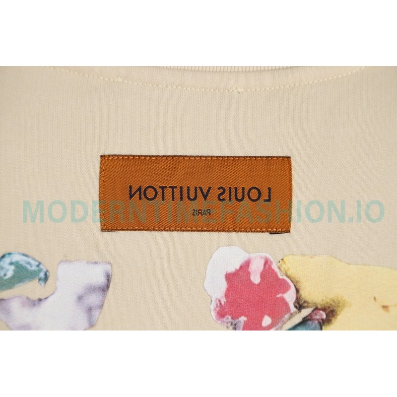 Louis Vuitton - 23FW Graffiti Letter Printed Crewneck Hoodie