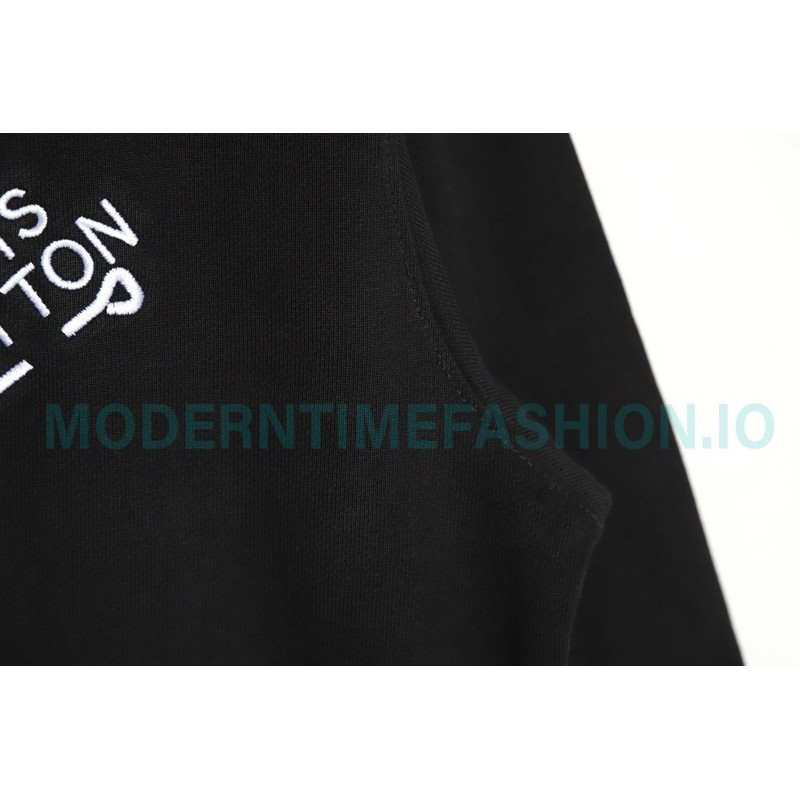 Louis Vuitton - 23FW  Pin Embroidered Crewneck Hoodie