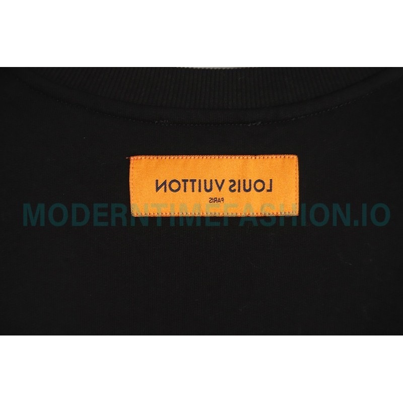 Louis Vuitton - Yayoi Kusama 23ss Pumpkin Print Cotton Crewneck Hoodie