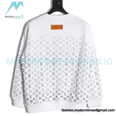 Louis Vuitton - 23FW Full Print Presbytery Gradient Crewneck Hoodie