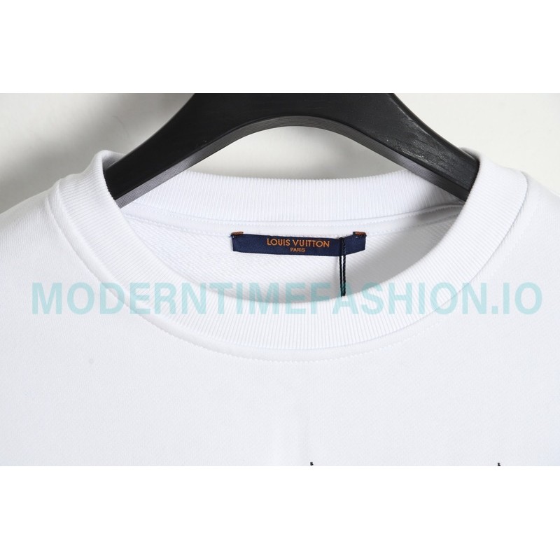 Louis Vuitton - 23FW Full Print Presbytery Gradient Crewneck Hoodie