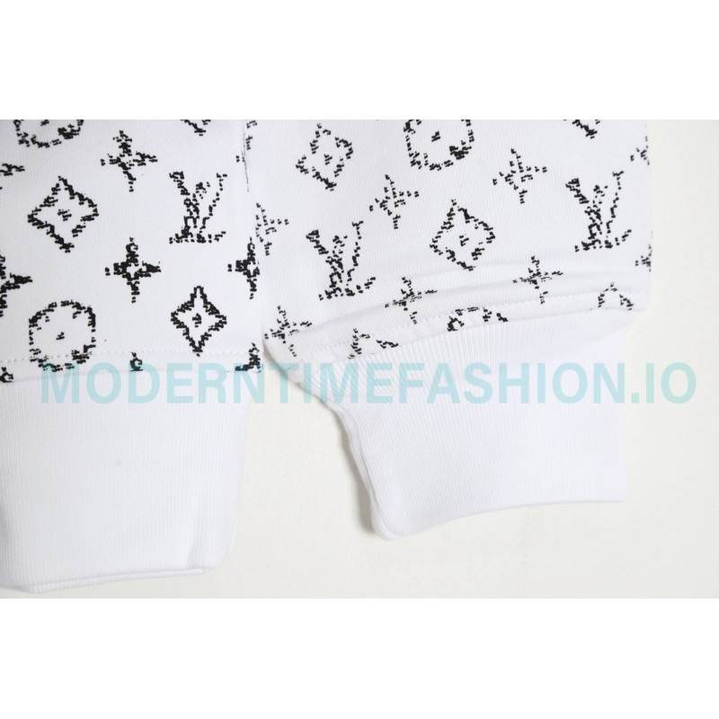 Louis Vuitton - 23FW Full Print Presbytery Gradient Crewneck Hoodie