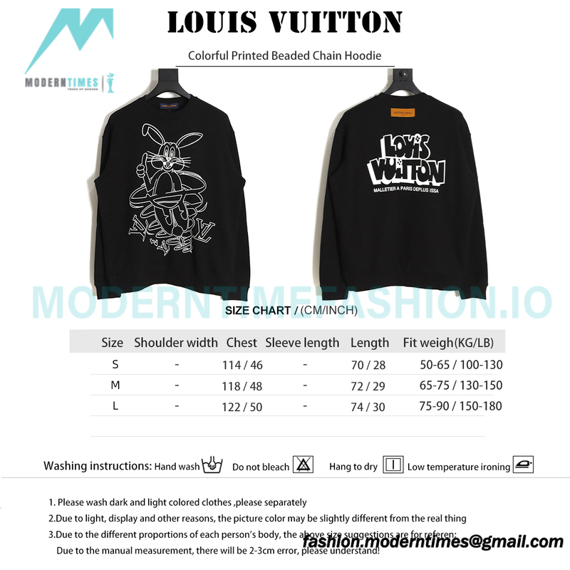 Louis Vuitton - Year Of The Rabbit Limited Print Crewneck Hoodie